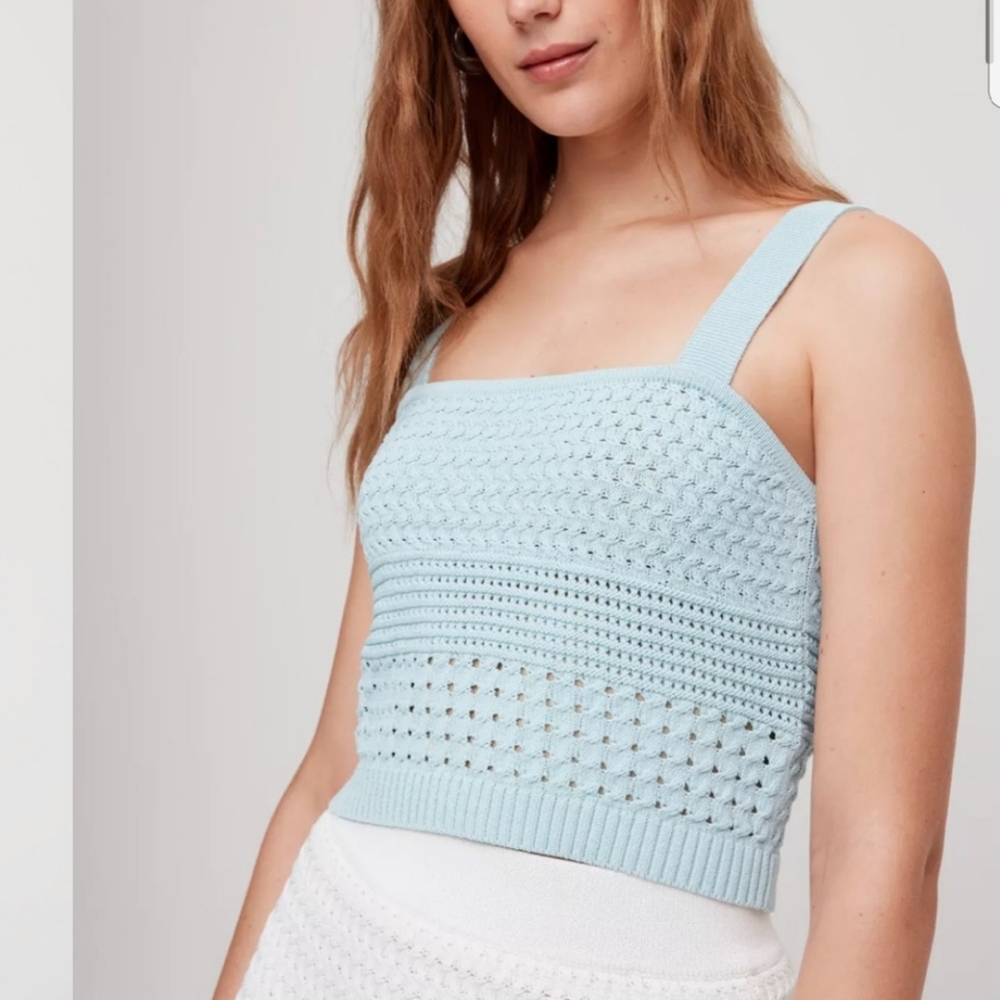 👙💫Aritzia Wilfred Rylan style knit tank top